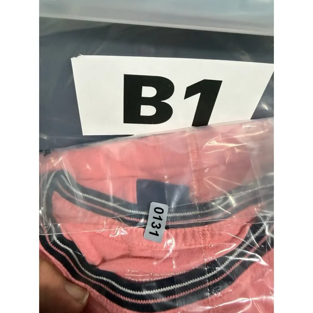 Vineyard Vines Girls 150th Kentucky Derby Colorblock Shirt Pink Navy Green L 14